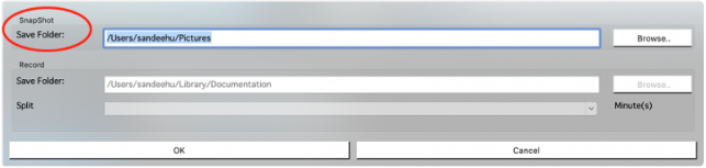Q: Where can I find the snapshot I took within the TIGERSECU HD Viewer